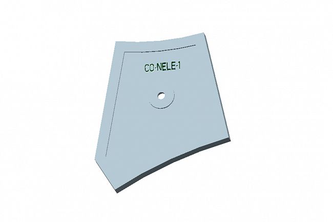 Нижняя броня (7) для бетоносмесителя CO-NELE CMP (S) 1250