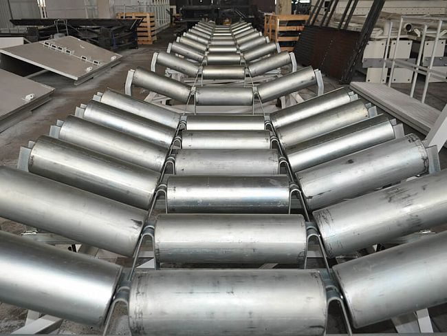 Конвейерный ролик Г-76х310-9х14 (РОЖ. весовой)